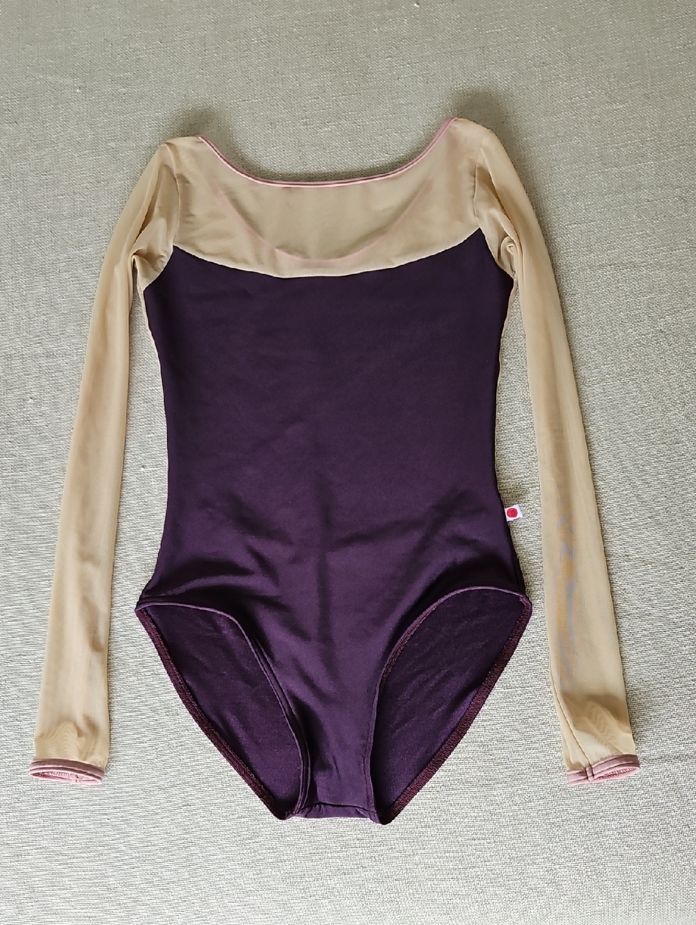 Yumiko Megan Eggplant Leotard Medium
